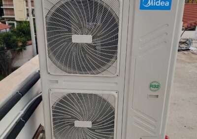 Αντλία Θερμότητας MIDEA M-Thermal R32 Με Fan Coil MIDEA & Ηλιακό Θερμοσίφωνα