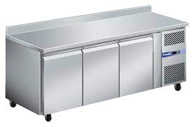 PRODIS  GRN-C3R PROFESSIONAL THREE DOOR STAINLESS STEEL COUNTER FRIDGE