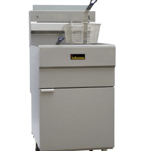 Infernus 005  INF-005 5 Burner Single Tank Twin Basket Gas Fryer – 37 Litres