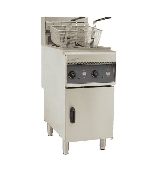 Infernus INF-EF10L2 Free Standing Twin Tank Electric Fryer – 2 x 10 Litres