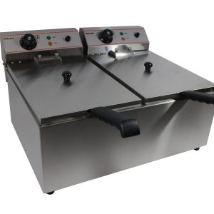 Infernus INF-172L  Countertop Electric Twin Tank Fryer – 2 x 17L