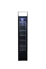Prodis SLIMLINE SINGLE DOOR BLACK FINISH UPRIGHT BOTTLE COOLER