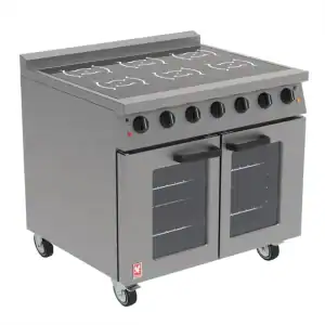 Falcon Dominator  6 Zone Induction Range on Castors E161i