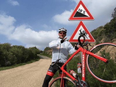 ein Mitarbeiter von City-Bikes