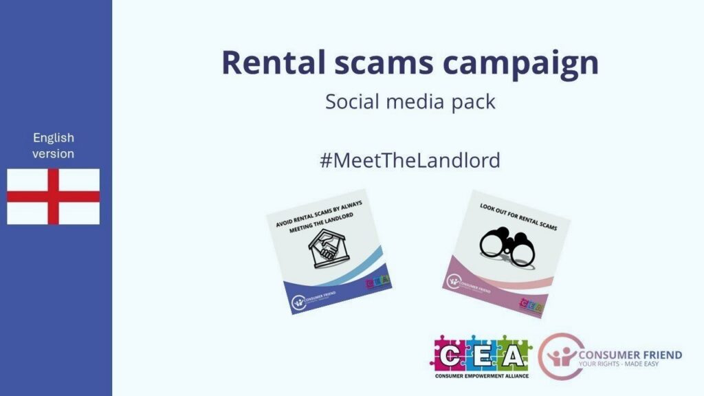 Rental scams social media pack, English