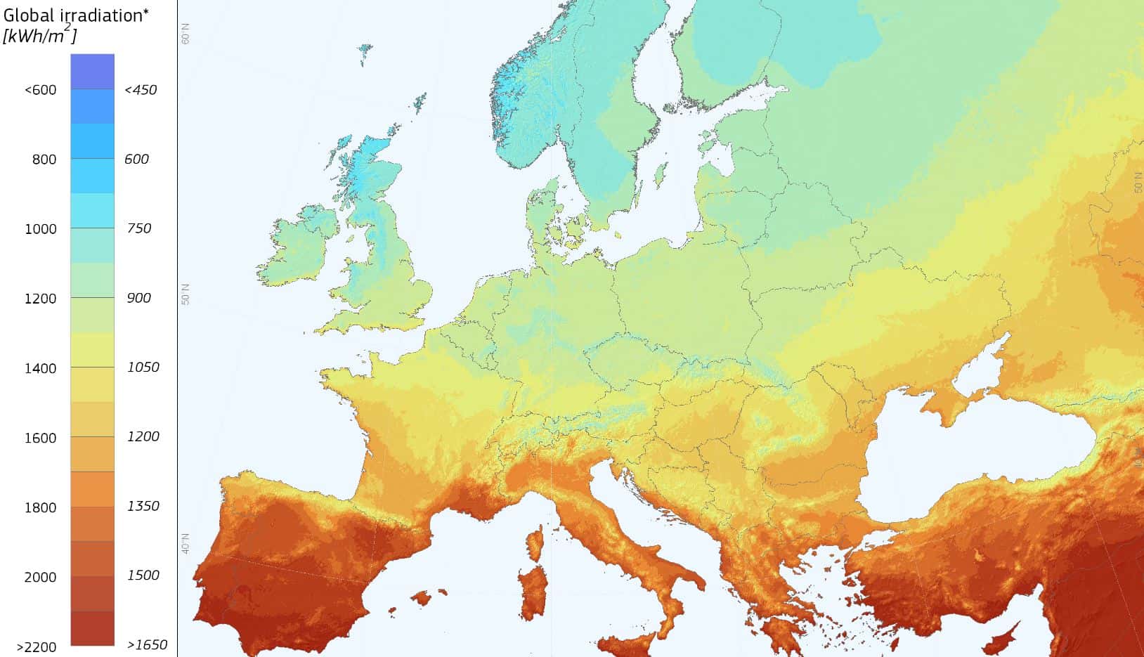 Sonneneinstrahlung 1 Photovoltaikanlage
