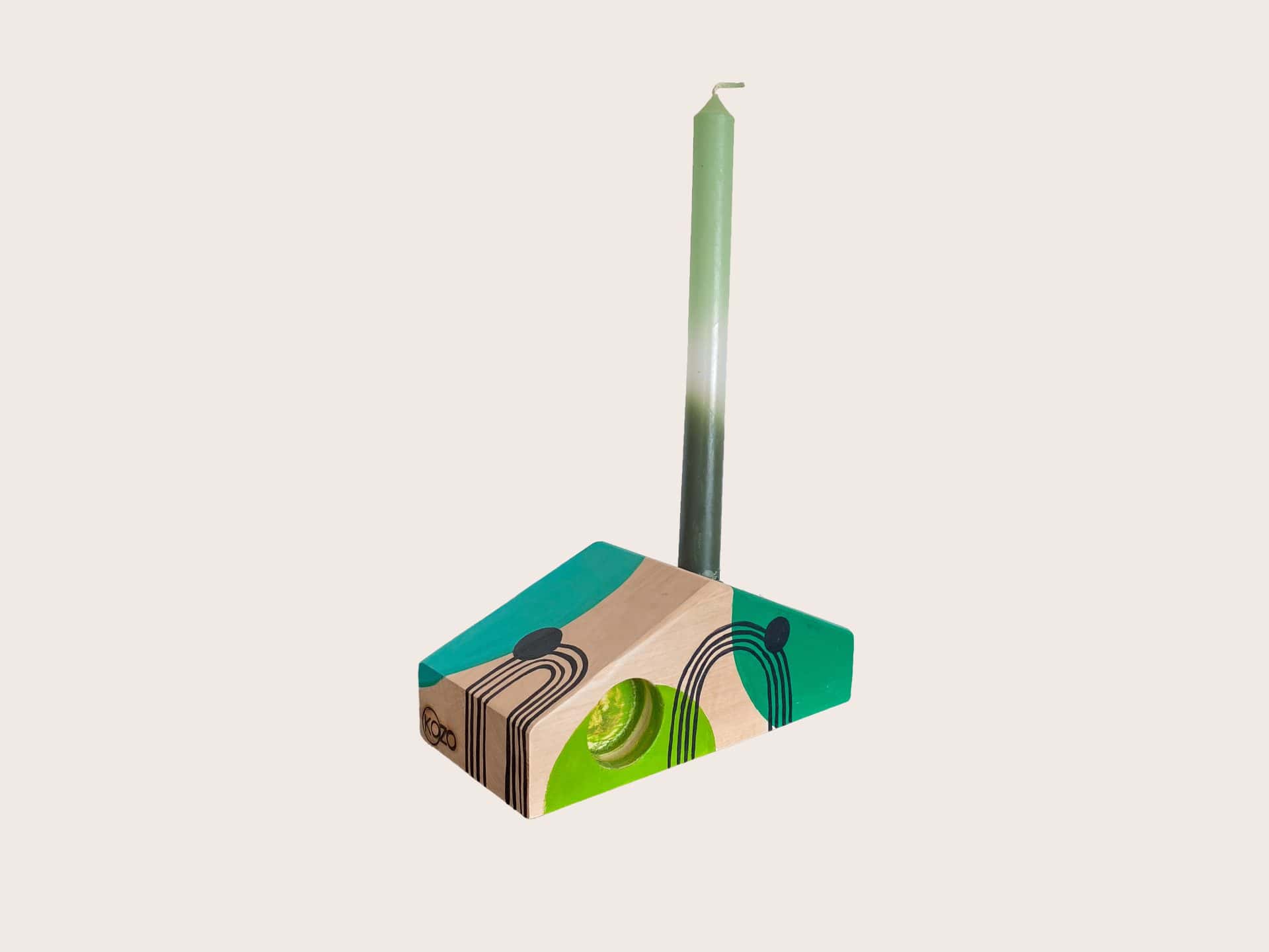 Huiskaars Groen Plain