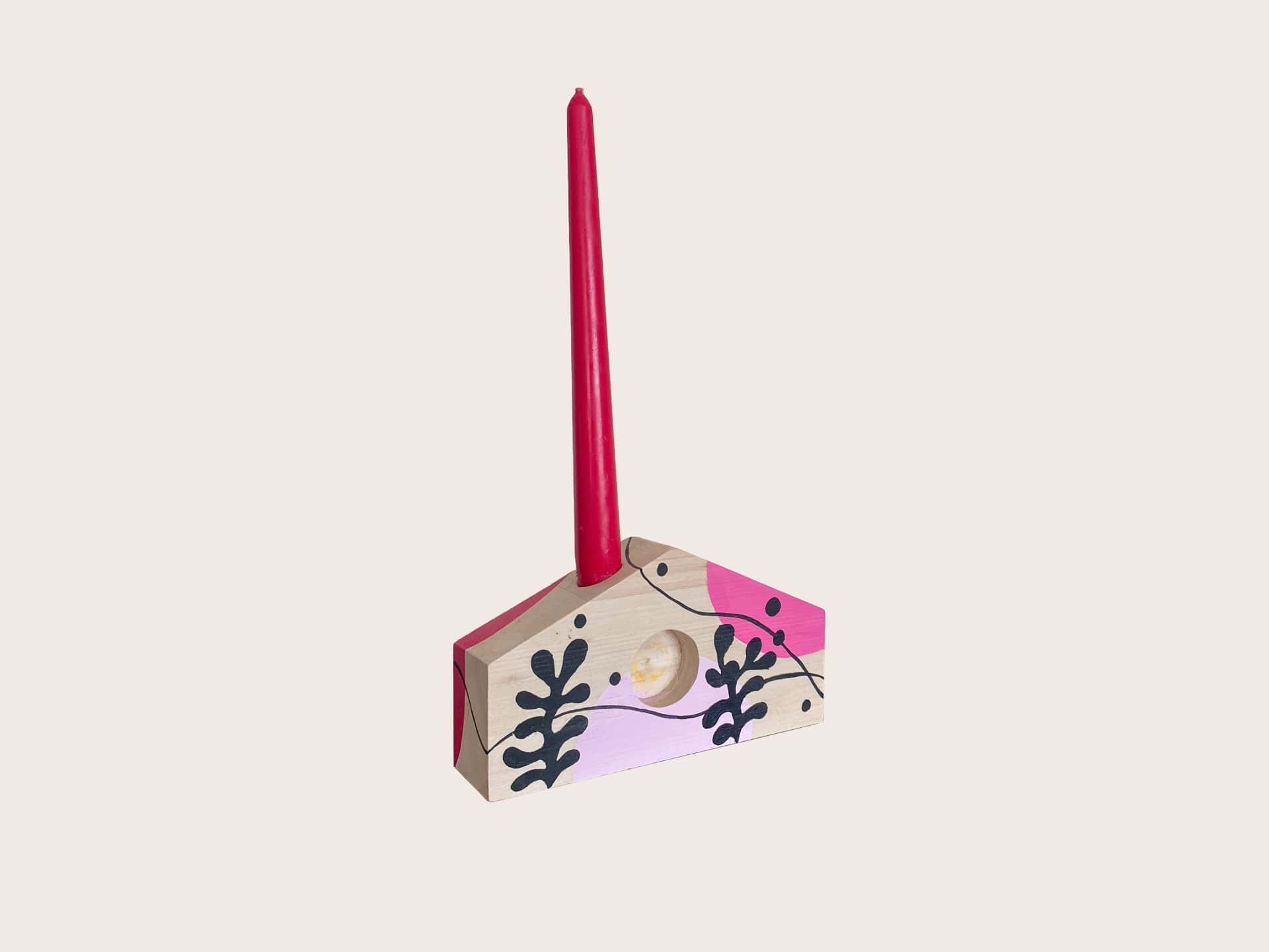 Huiskaars Roze Plain