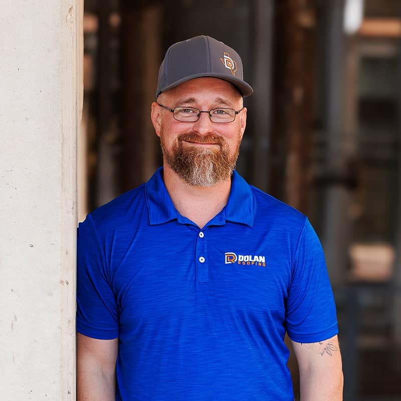 Dolan Roofing & Construction team member Tommy Kammerer