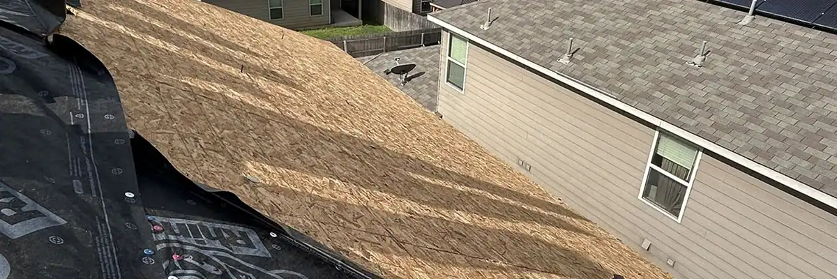 Infographic showing before and after roof replacement, demonstrating changes in roofing quality and cost factors by Dolan Roofing & Construction in San Antonio