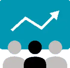Analytics and reporting services tab icon for healthcare revenue performance insights