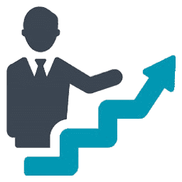 Careers tab icon representing job opportunities and professional growth at Evocare