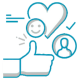 Virtual medical assistant services icon representing administrative support and workflow efficiency