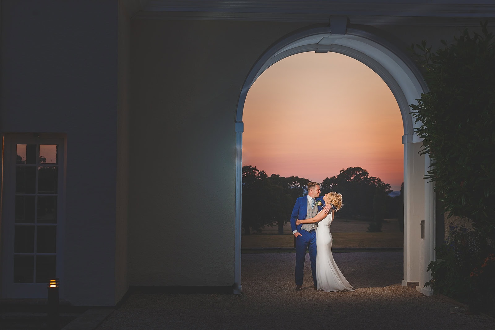 Georgina and Chris wedding reception at Rockbeare Manor, Devon