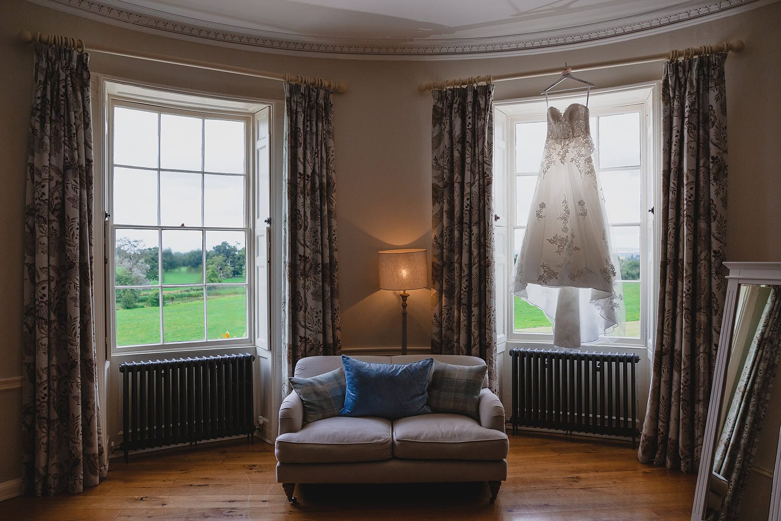Rachel and Alex wedding ceremony at Rockbeare Manor, Devon