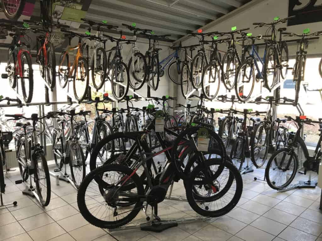 Große Auswahl an Fahrrädern bei Fahrrad Gerth in Schmölln.