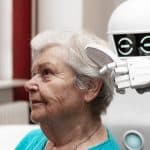 Advanced robot-assisted healthcare technology providing aging in place solutions for seniors.