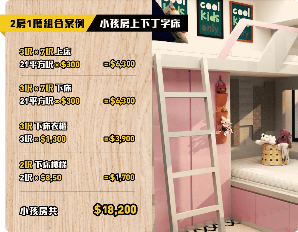 訂造傢俬 超值價錢
