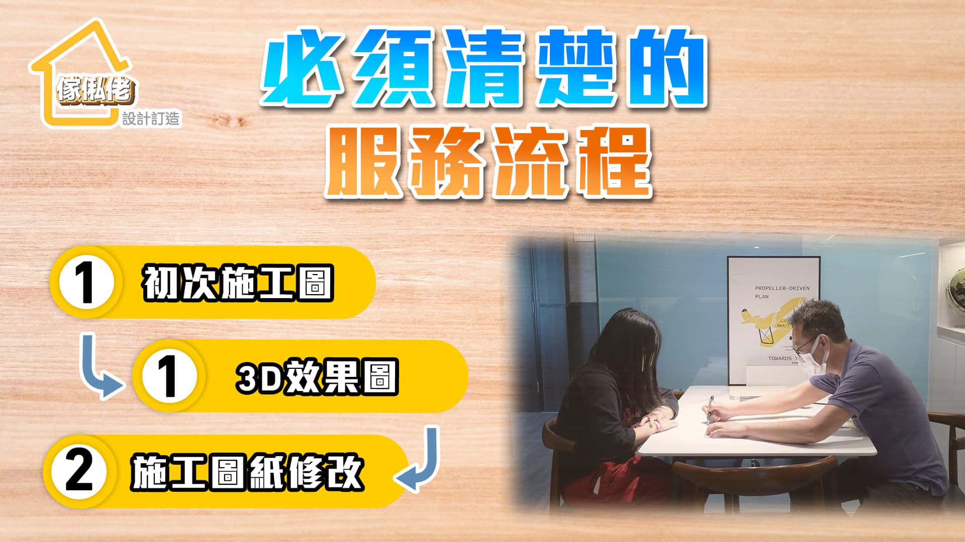 必須清楚的服務流程