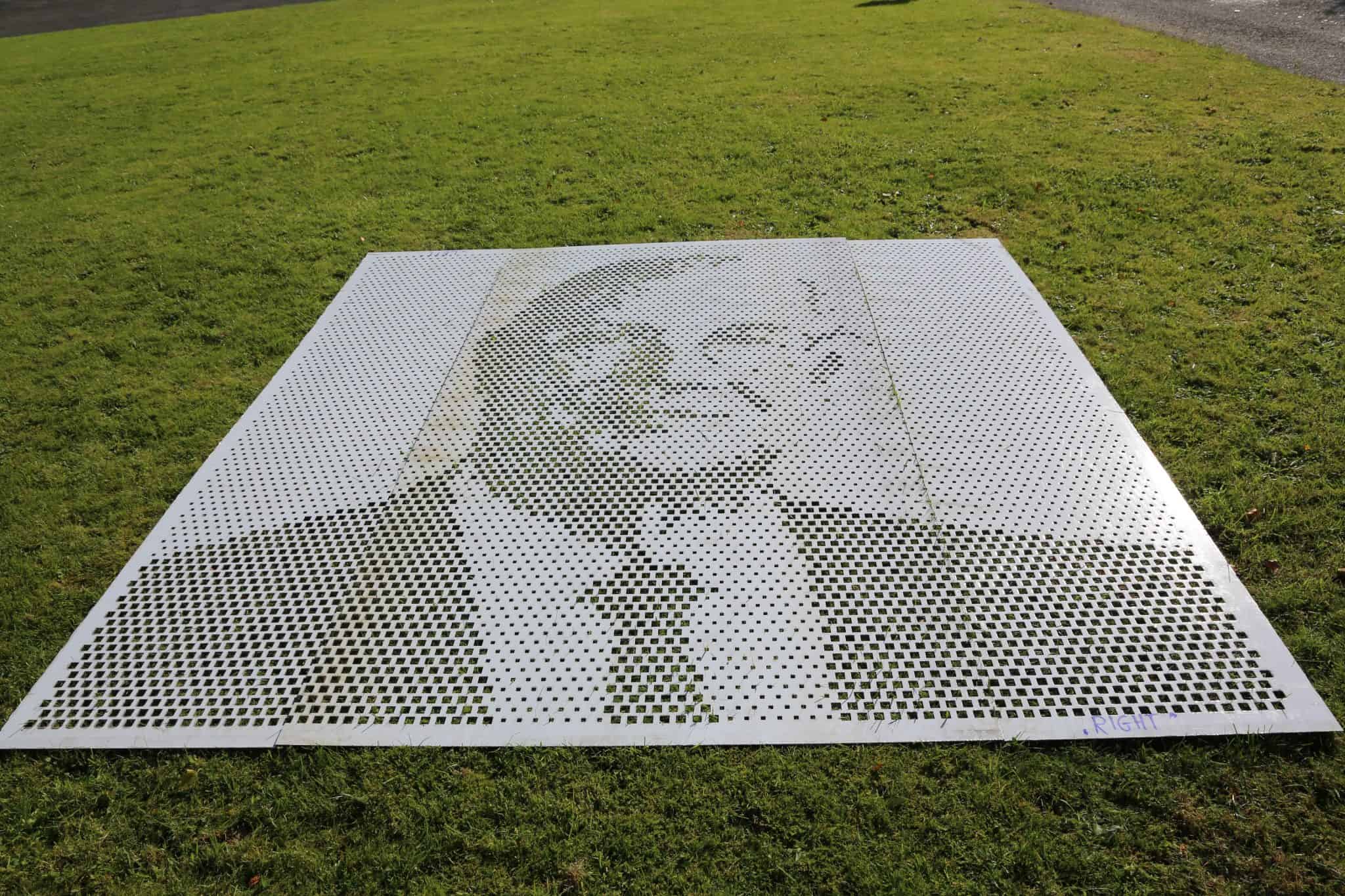Perforated metal aluminium