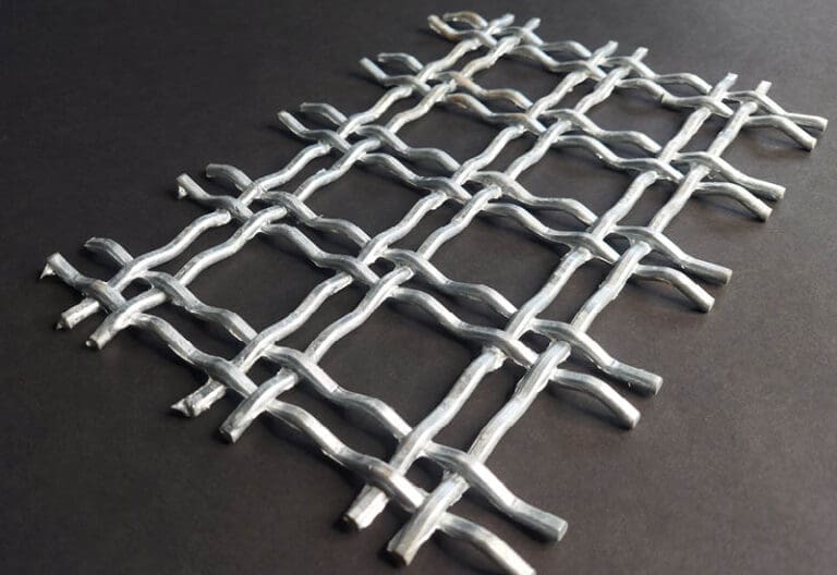 Hot dip galvanised woven wire mesh