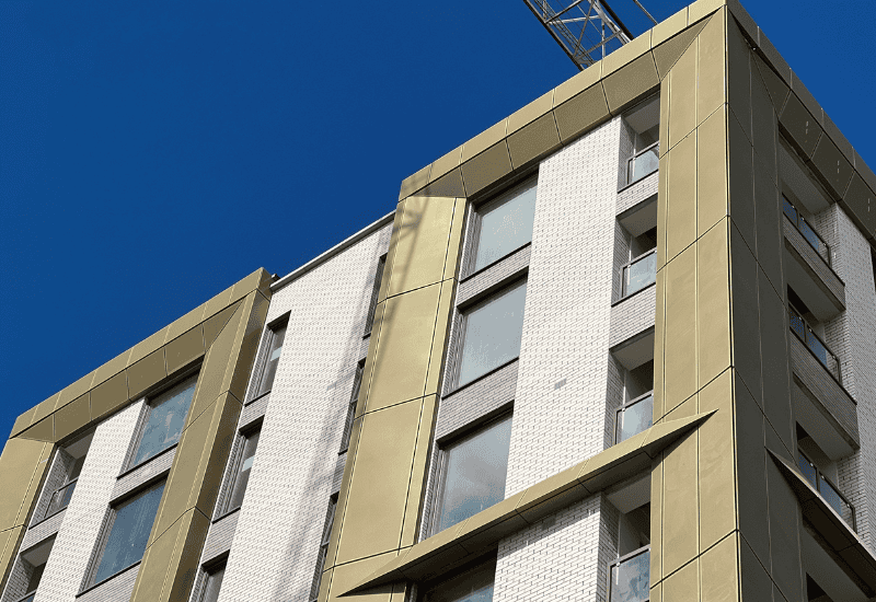 Architectural Cladding for an Apartment Block