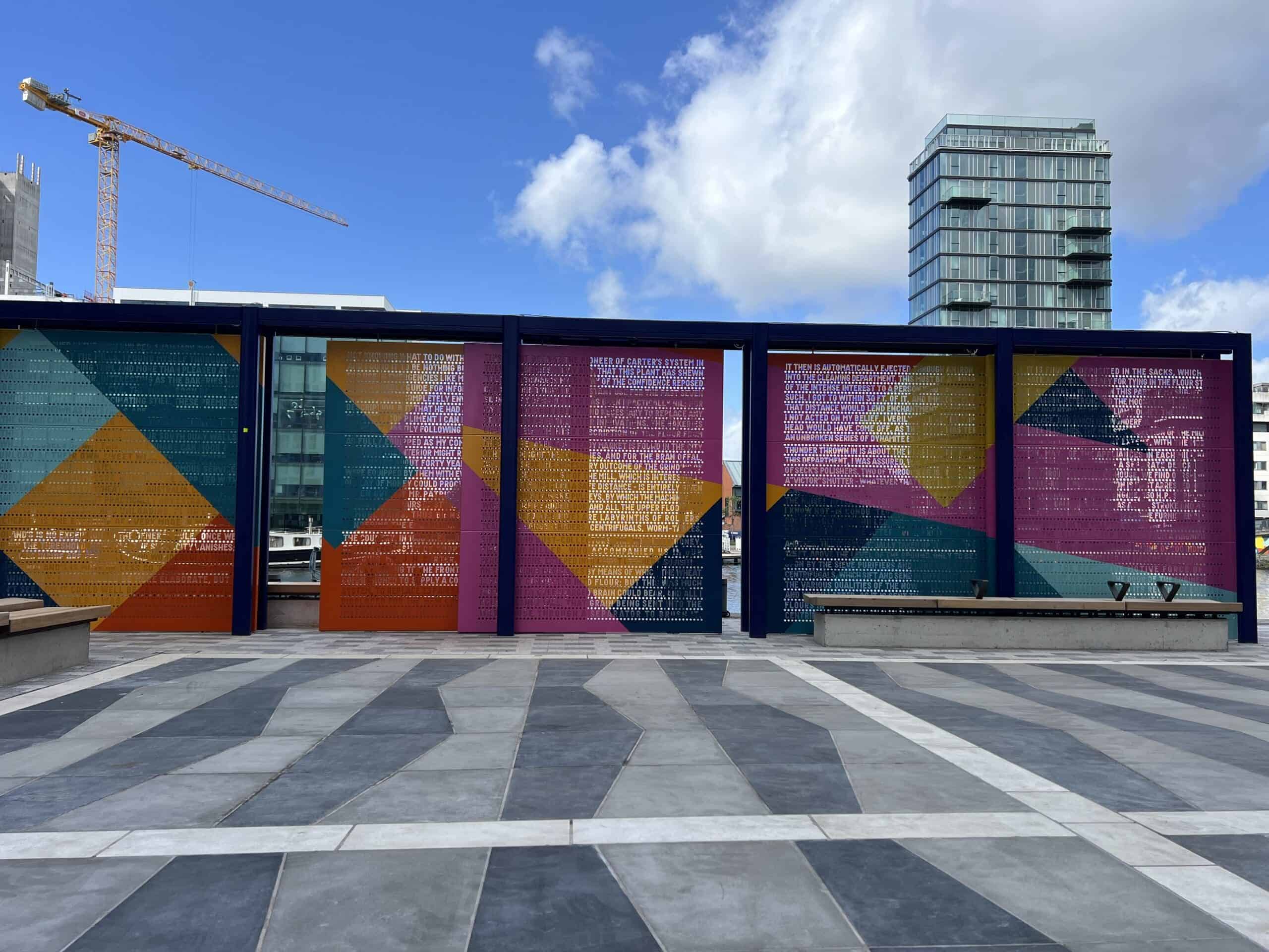 Perforated Metal Screens, Bolands Mills Dock Edge: A Story Milled in Steel