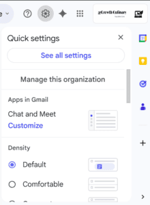 screenshot of gmail.