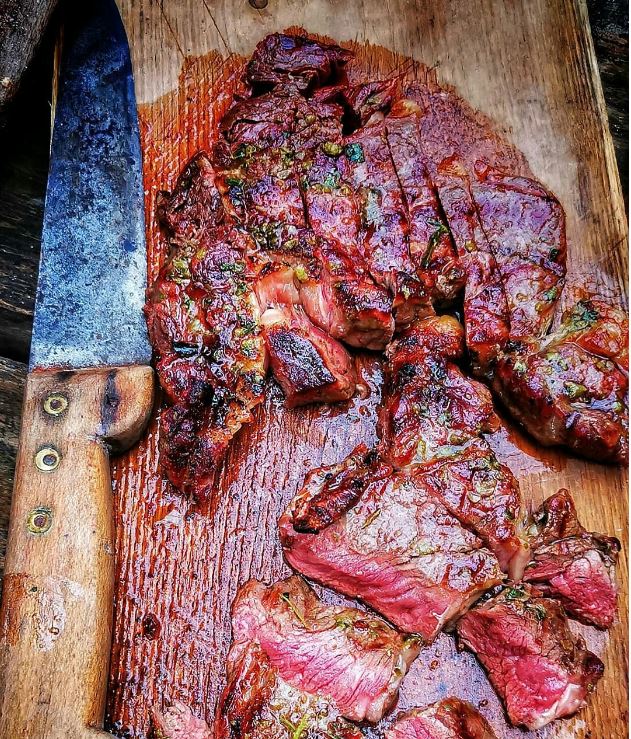 Organic Grass Fed Rib Eye Steak Pair.