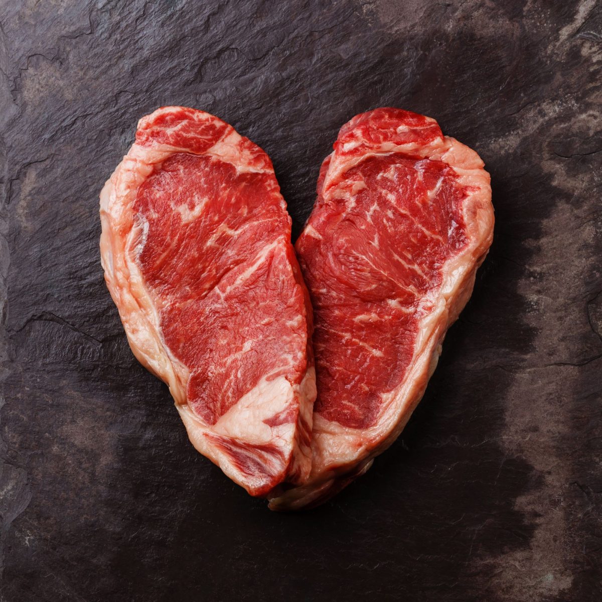 Pair of Organic Grass Fed Sirloin Steaks.