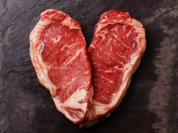 Pair of Organic Grass Fed Sirloin Steaks.