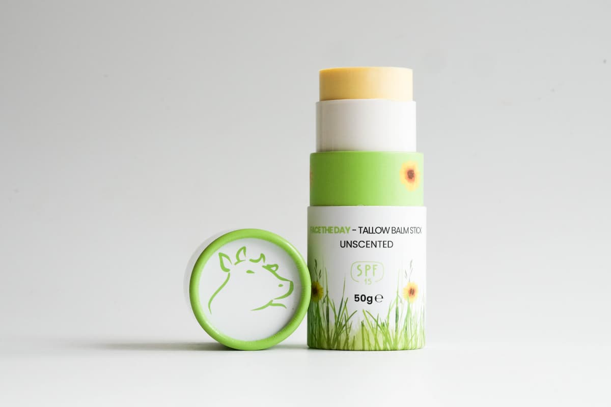 Unscented Tallow Face Balm.