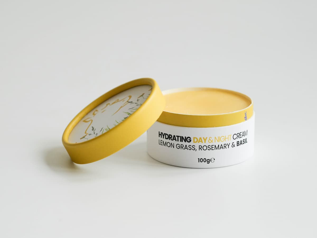 Lemon Grass Rosemary and Basil Tallow Skin balm.