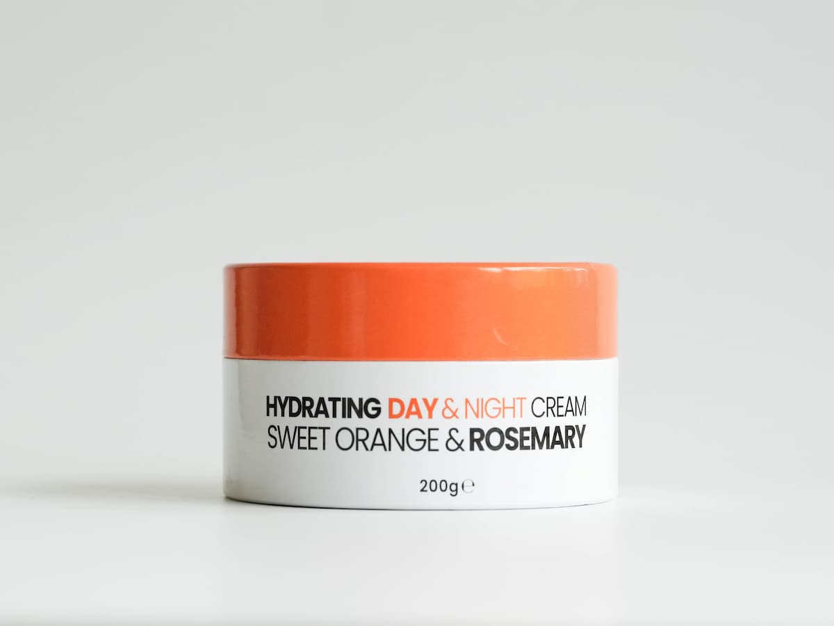 Moisturizing tallow skincare cream with sweet orange and rosemary for organic, natural hydration.