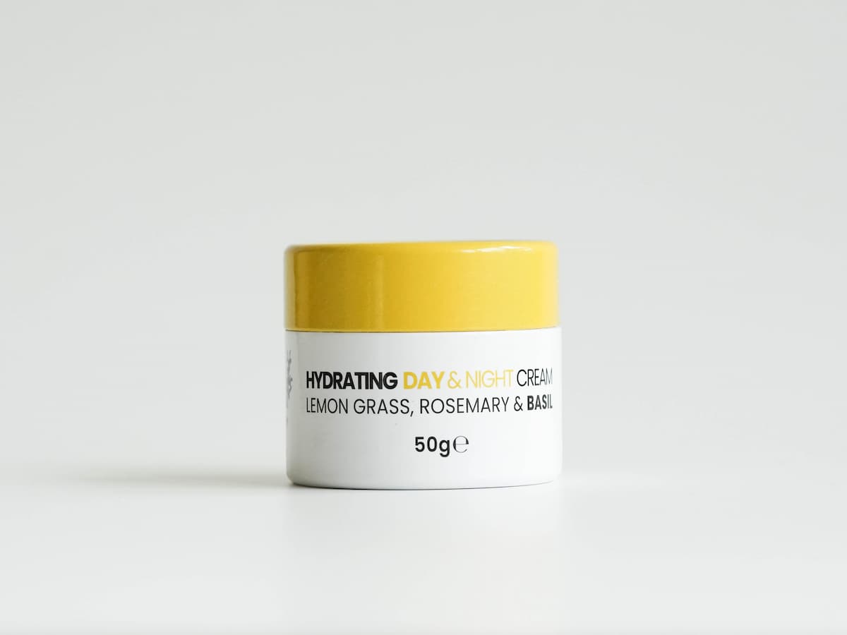 50g Lemon Grass, Rosemary & Basil Day & Night Tallow Skin Cream for dry skin.