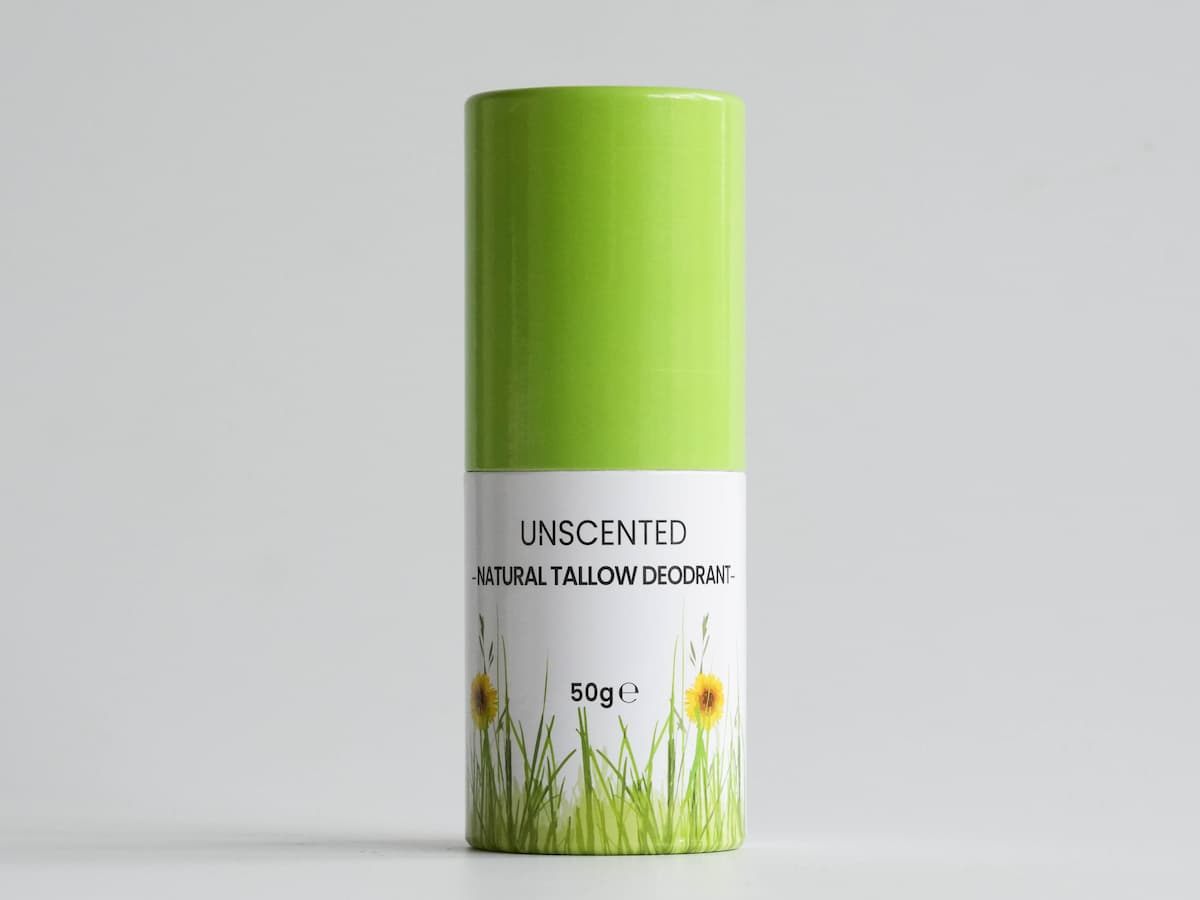 Unscented Tallow Deodorant.