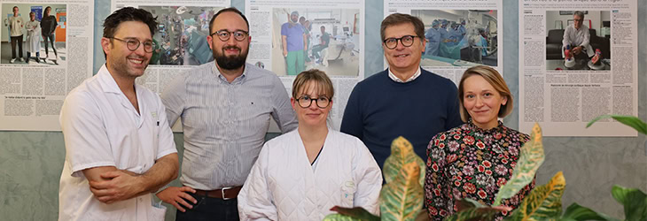 Visite Hélium CHU Reims mécénat
