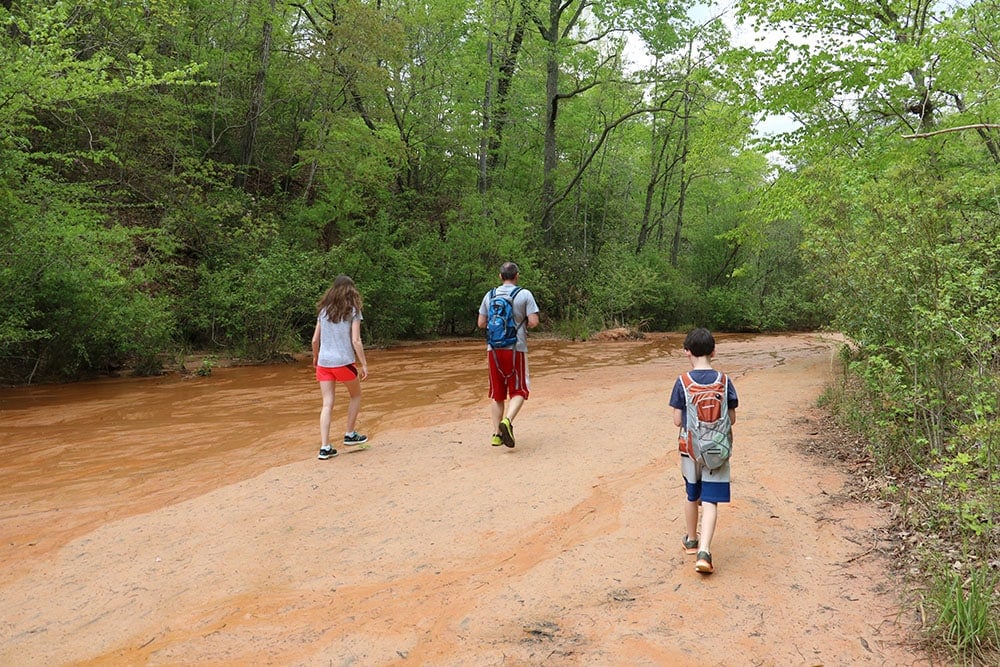 Georgia’s Providence Canyon State Park – A Must See Hiking the trails at providence canyon | road trip pit stop