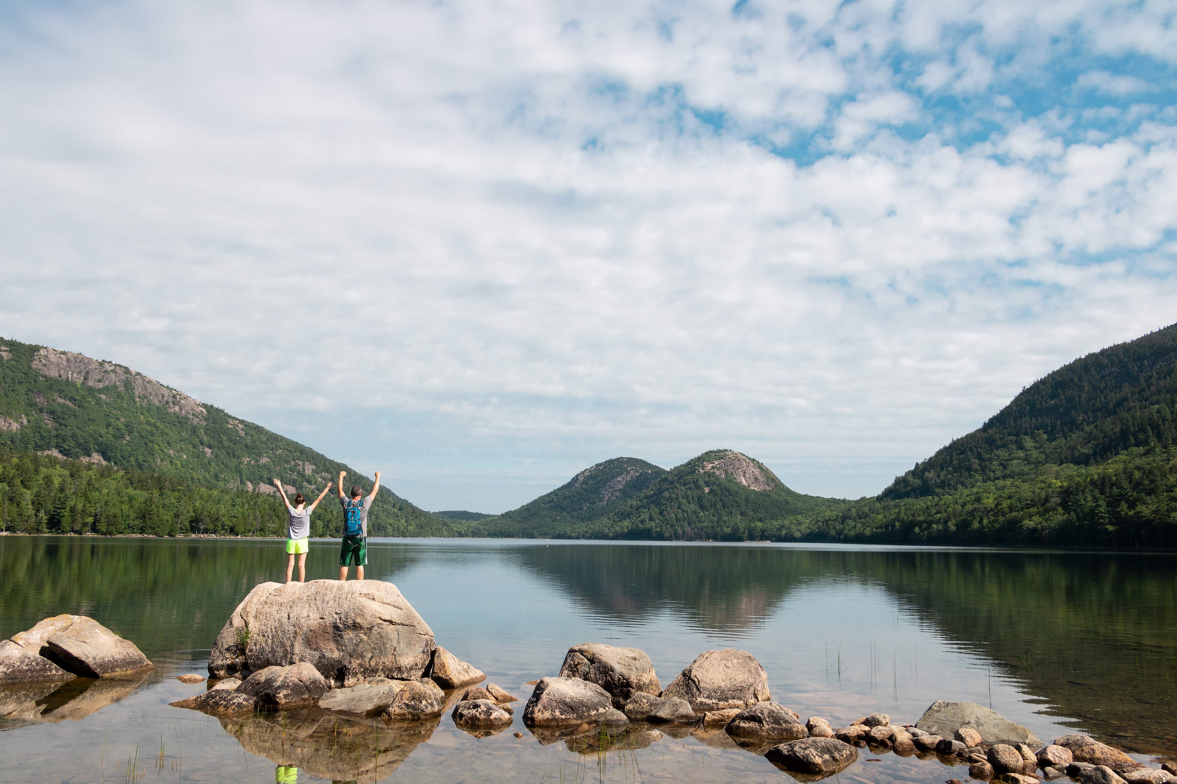 2025 U.S. National Park list by State (Free Printable Map & Checklist) Jordan Pond in Acadia National Park