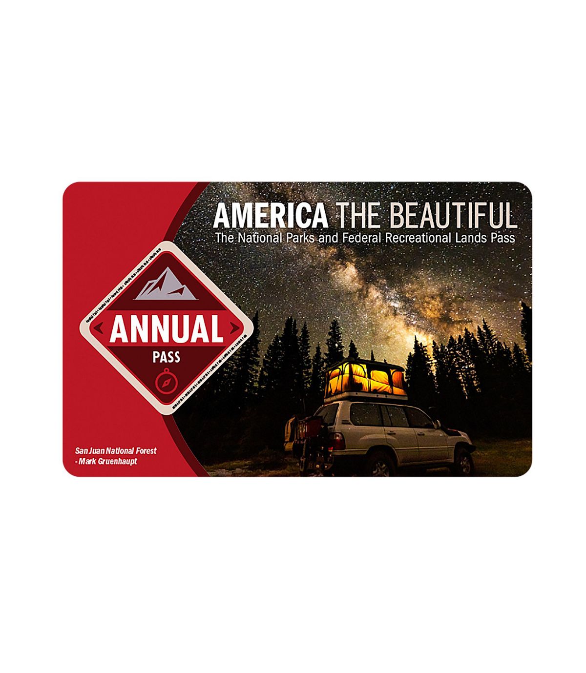 Awesome Gifts For Road Trippers (They’re Practical Too) America the Beautiful National Parks pass.