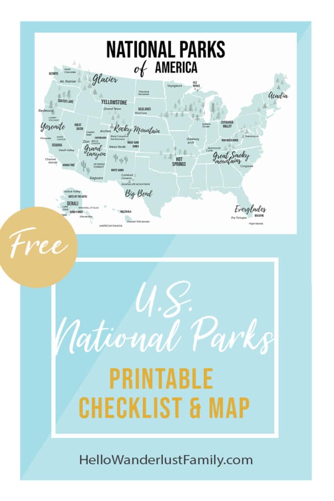 2025 U.S. National Park list by State (Free Printable Map & Checklist) 2025 U.S. National Park list by State (Free Printable Map & Checklist) us national parks checklist