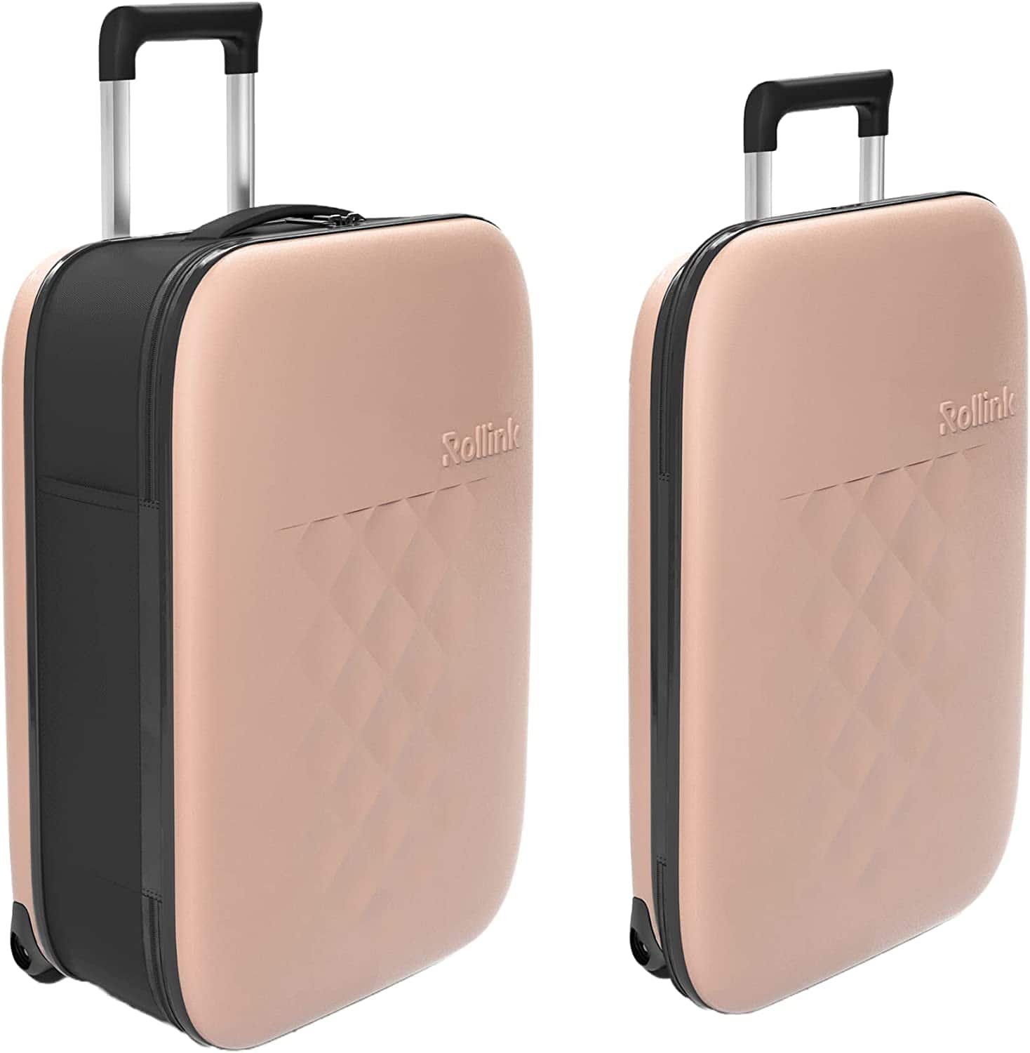 Amazon Travel Essentials: Must-Have Items for a Stress-Free Trip This carry on size suitcase collapses down to 2" thick. Making it easy to store when not in use.