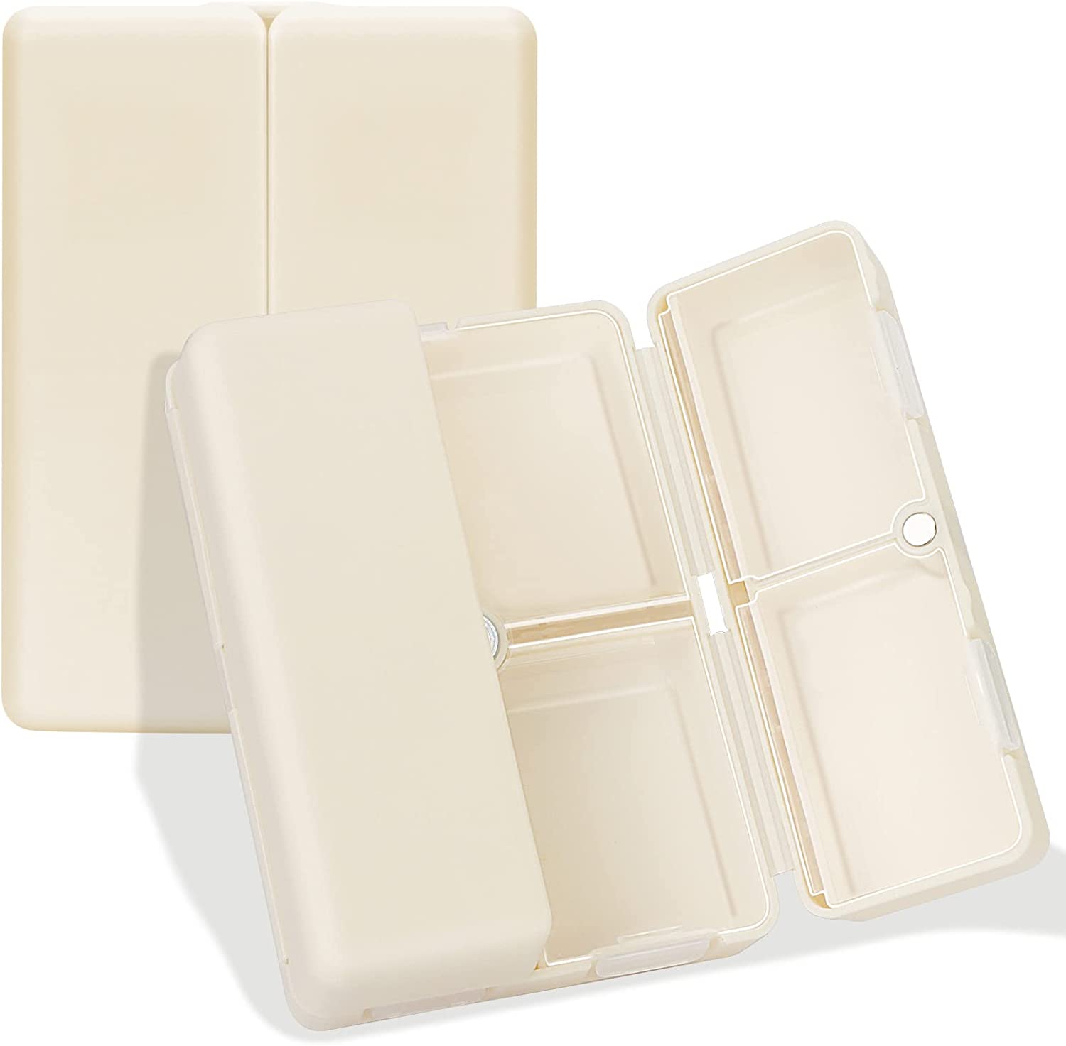 Amazon Travel Essentials: Must-Have Items for a Stress-Free Trip An image of a pill organizer, neatly divided into compartments for each day of the week, ensuring medication organization and easy access during travel.