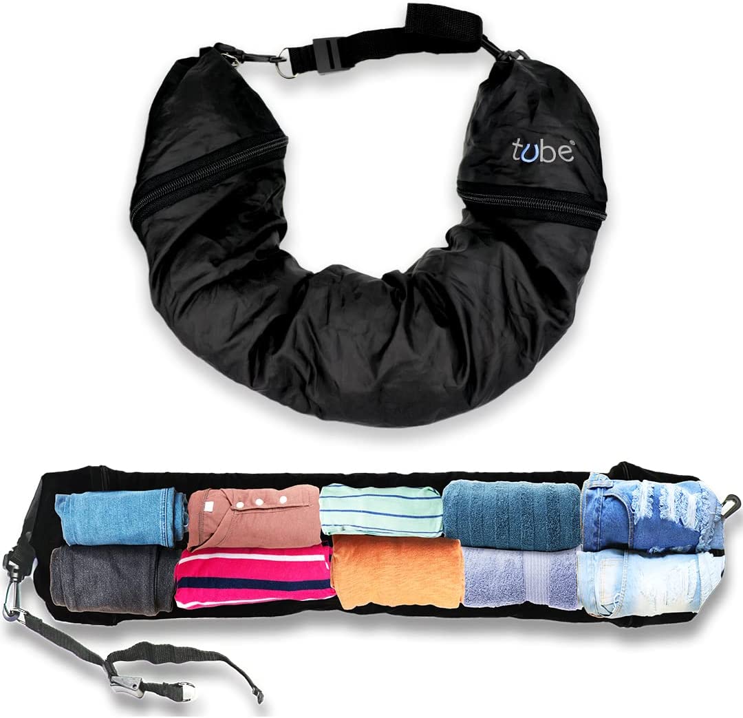 Amazon Travel Essentials: Must-Have Items for a Stress-Free Trip This travel neck pillow holds clothes instead of stuffing. This allows you to pack more clothes than you'd typically be able to fit in your suitcase.