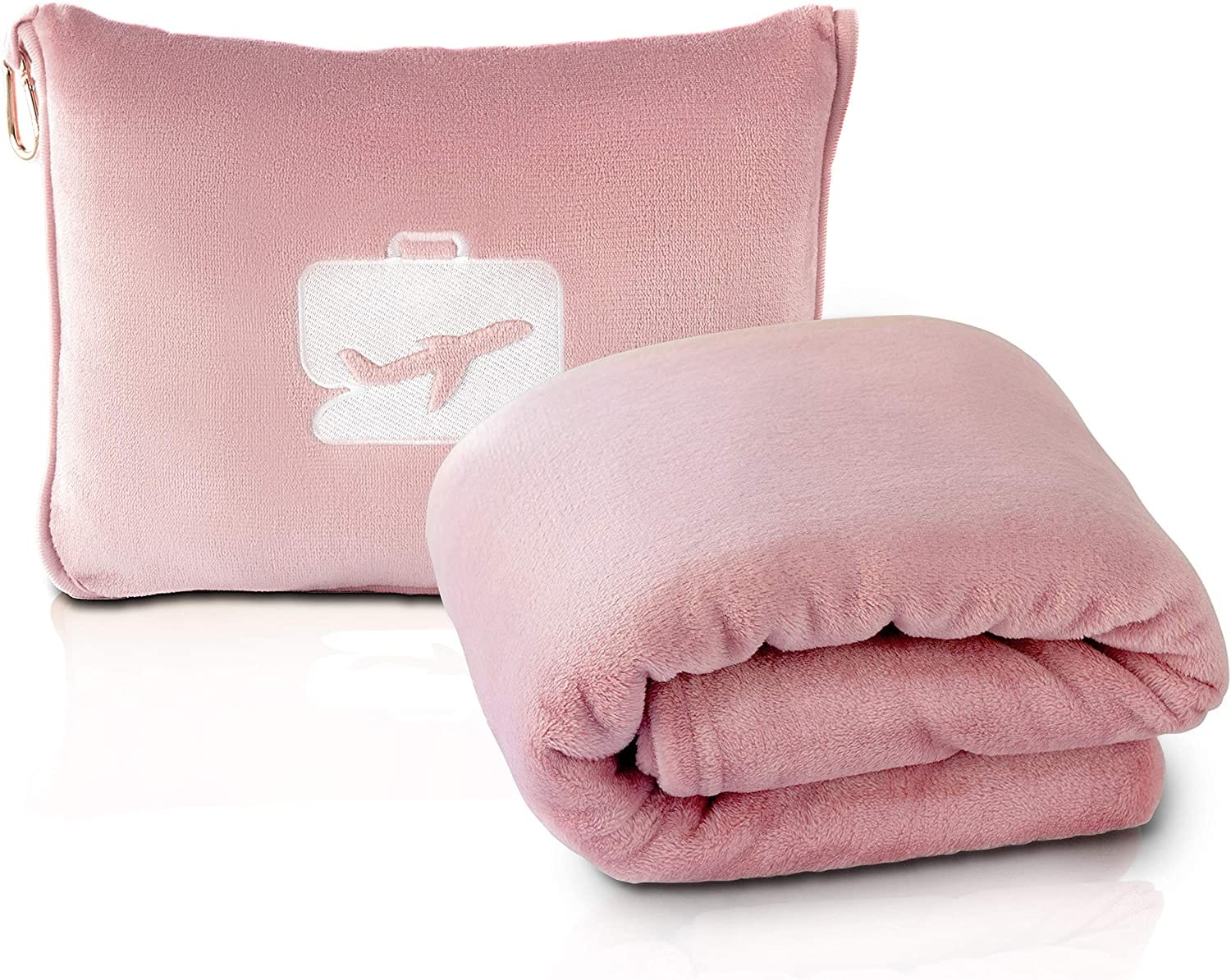 Amazon Travel Essentials: Must-Have Items for a Stress-Free Trip A picture of a small travel pillow. This travel pillow converts from a pillow to a blanket.