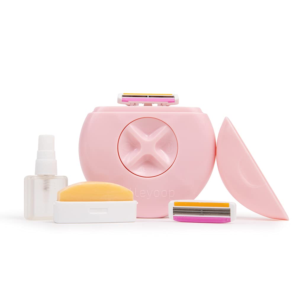 Amazon Travel Essentials: Must-Have Items for a Stress-Free Trip A all in one travel razor. Its concealed in a round plastic container. When you rotate the disc you can choose from a razor, moisturizing bar or a spray bottle.