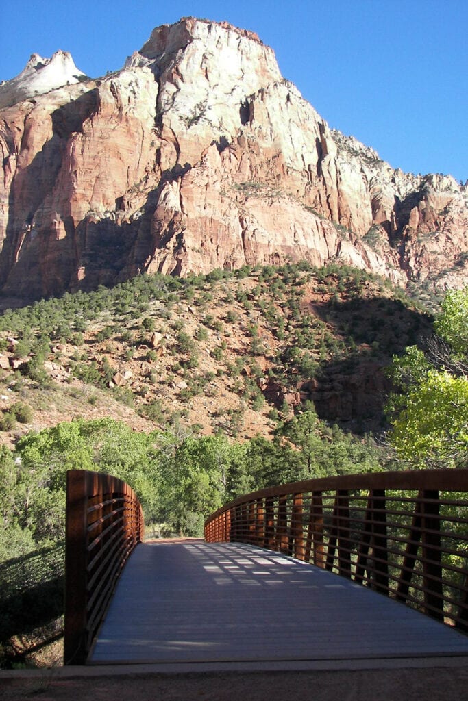 Zion National Park: The Best Easy Hikes for Outdoor Lovers Pa'rus trail bridge in Zion National Park