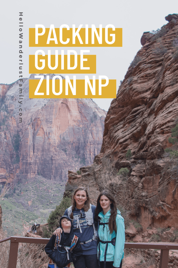 What to Pack for Zion National Park: A family-friendly Guide What to Pack for Zion National Park: A family-friendly Guide zion nps packing guide