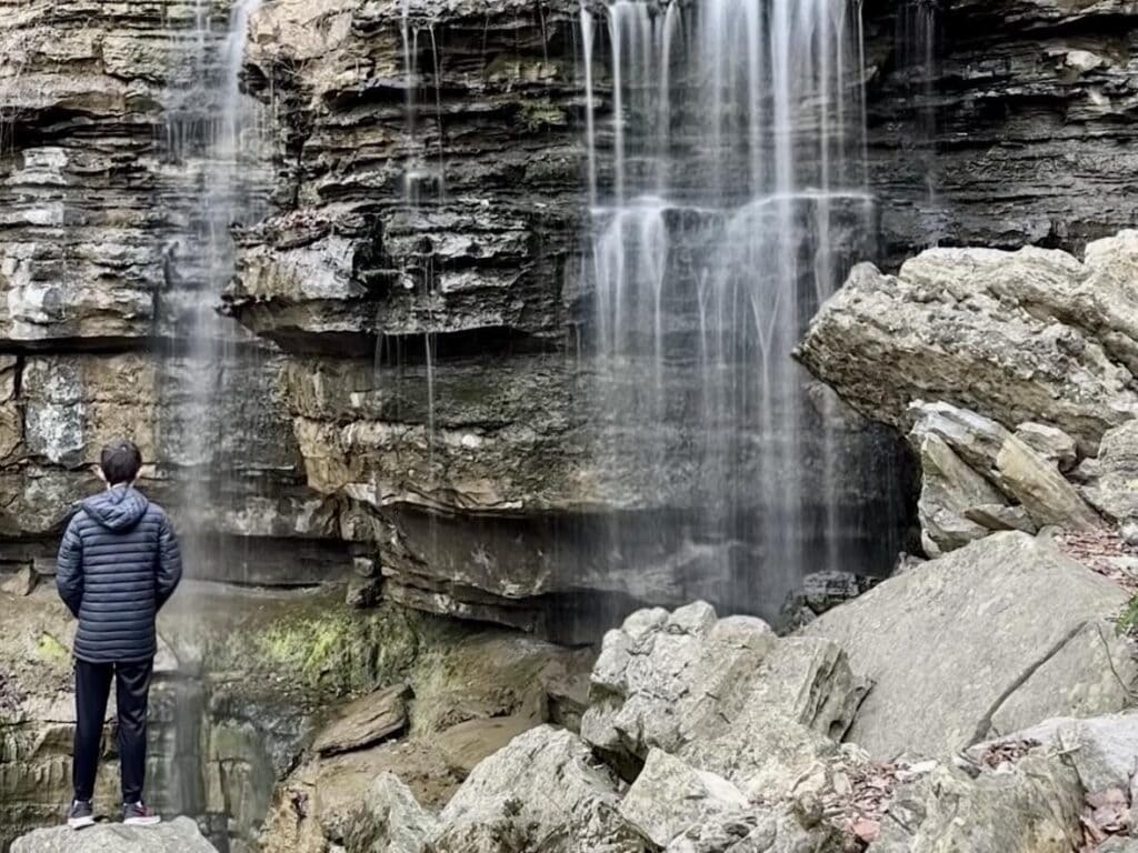 Bethel Spring Falls Alabama – Your Complete Hiking Guide Majestic image capturing the beauty of Bethel Spring Falls at its full glory.