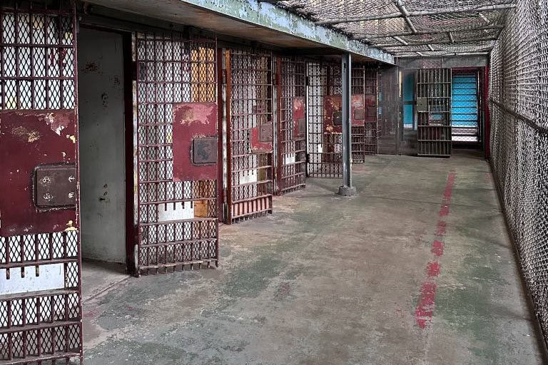 7-Day West Virginia Road Trip from Michigan Jail cells in the West Virginia Penitentiary.